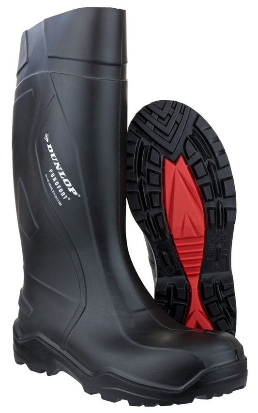 Dunlop Purofort+ Safety Wellington Black