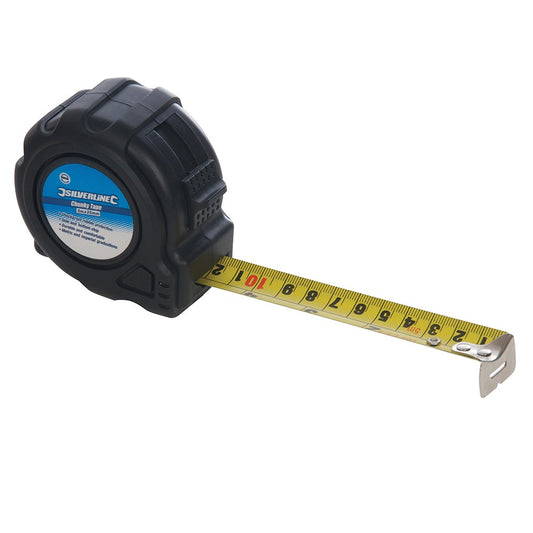 Silverline Tape Measure Cl2 Chunky 5mtr / 16ft x 25mm