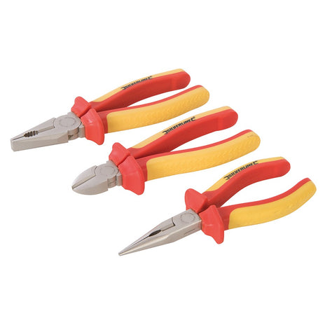 Silverline Vde Expert Plier Set - 3 Piece