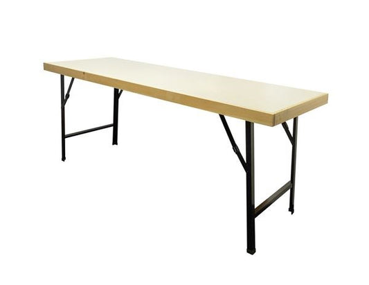 Canteen Table Melamine Surface 1800mm x 600mm Folding