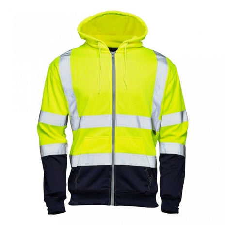 Supertouch Hi-Vis Two-Tone Zipped Hoodie