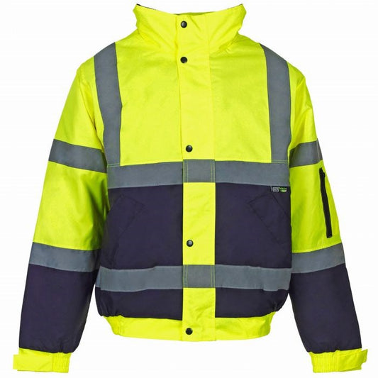 Supertouch Hi-Vis Two-Tone Bomber Jacket