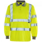 Supertouch Hi-Vis Long Sleeve Polo Shirt