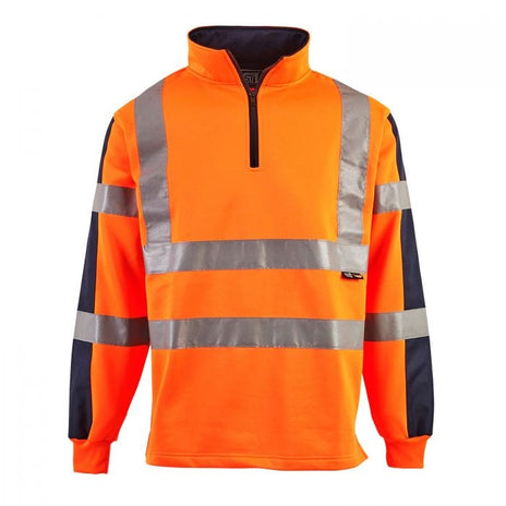 Supertouch Hi-Vis Two-Tone Rugby Shirt