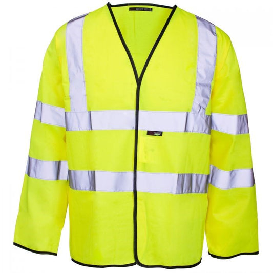 Supertouch Hi-Vis Long Sleeved Waistcoat