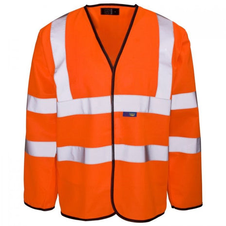 Supertouch Hi-Vis Long Sleeved Waistcoat