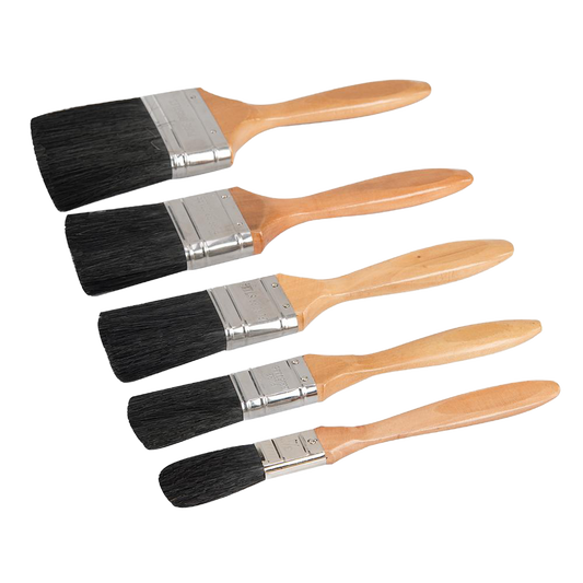 Silverline Premium Mixed Bristle Paint Brush Set 5 Piece