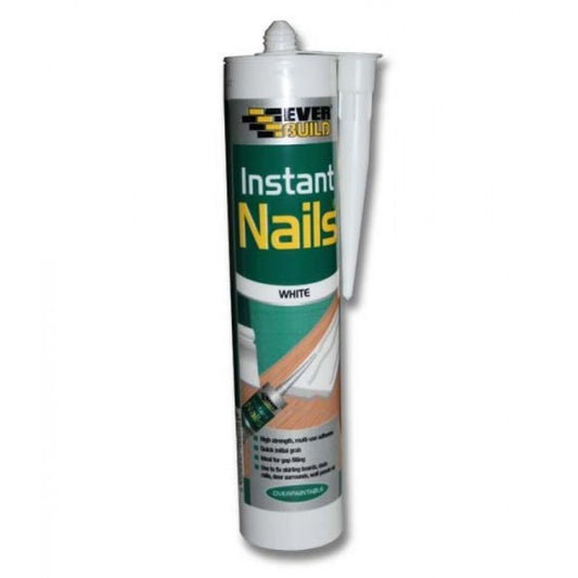 Everbuild Instant Nails Solvent Free Grab Adhesive 290ml White