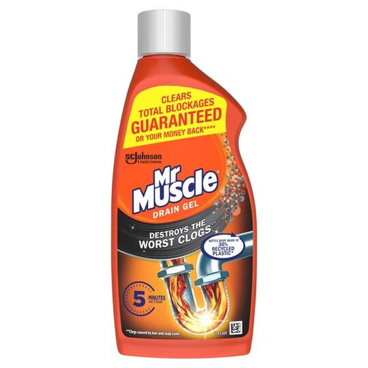 Mr Muscle Kitchen Drain & Bathroom Plughole Unblocker