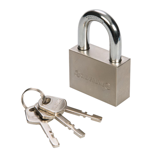 Silverline Steel Padlock