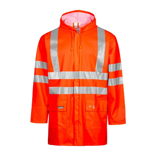 Lyngsoe Hi-Vis Pu Rain Jacket