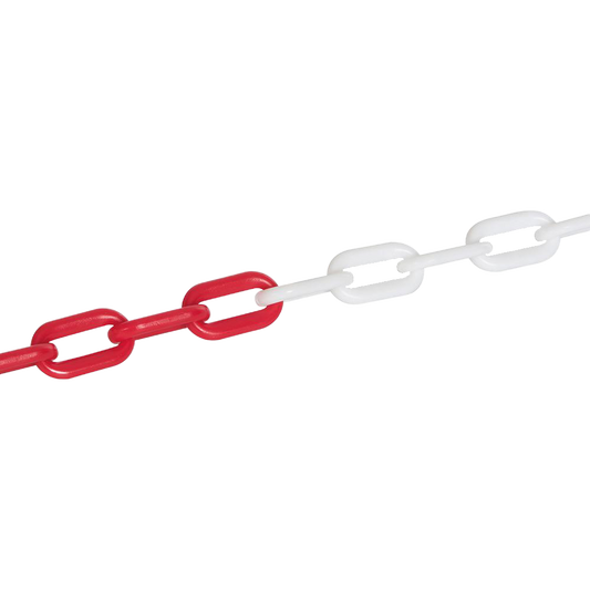 Chain Red/White 6mm x 5M