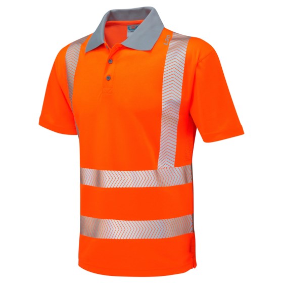 Leo Woolacombe P03 EcoViz Performance+ Polo Shirt - ISO 20471 Class 2