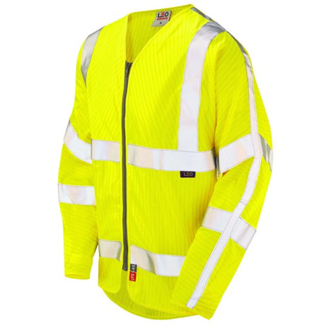Leo Huish S25 EcoViz LFS/AS Sleeved Zip Waistcoat (EN 14116 & EN - ISO 20471 Class 3