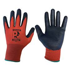 Pred Cardinal Ribbed Pu Palm Glove