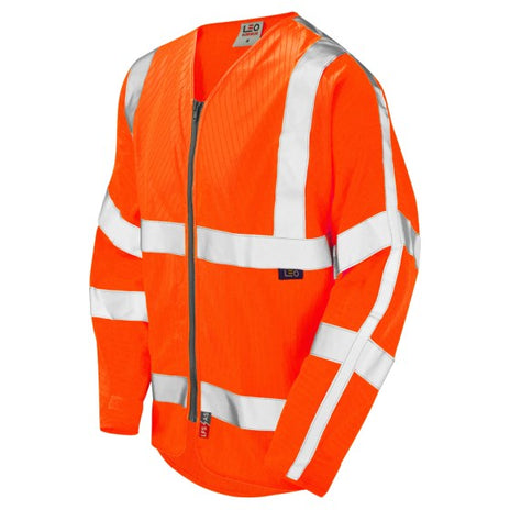 Leo Huish S25 EcoViz LFS/AS Sleeved Zip Waistcoat (EN 14116 & EN - ISO 20471 Class 3
