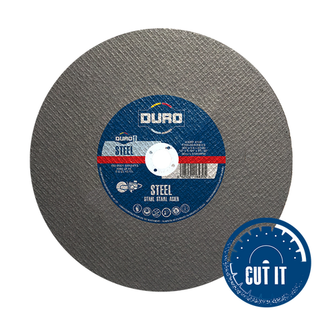 Duro Standard 12"/14" Flat Steel Cutting Disc