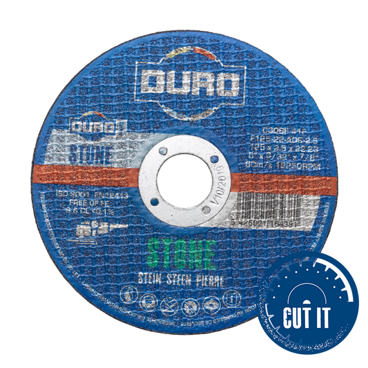 Duro Standard Flat Stone Cutting Disc