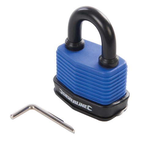 Silverline Weatherproof Combination Padlock 50mm