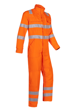 Sioen Warwick Hi-Vis Orange Coverall With Arc Protection
