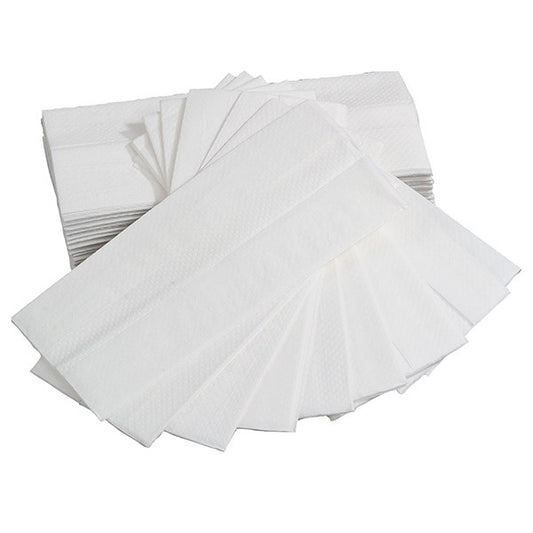 Nova White Pure 2-Ply C-Fold Hand Towels Case Of 2400