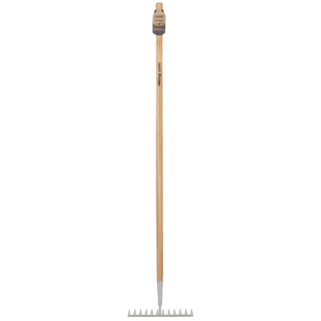 Draper Heritage Stainless Steel Garden Rake With Ash Handle