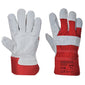 Portwest Premium Chrome Rigger Glove Red Size 8/M *Wsl*