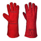 A500 Welders Gauntlet Red One Size