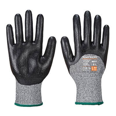 Portwest Cut D 3/4 Nitrile Foam Coated Glove