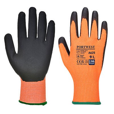 Portwest Vis-Tex Cut D Pu Palm Coated Glove