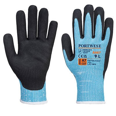 Portwest Claymore Ahr Cut F Sandy Nitrile Palm Glove