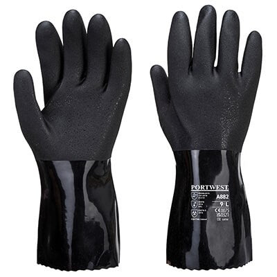 Portwest Esd Pvc Chemical Gauntlet