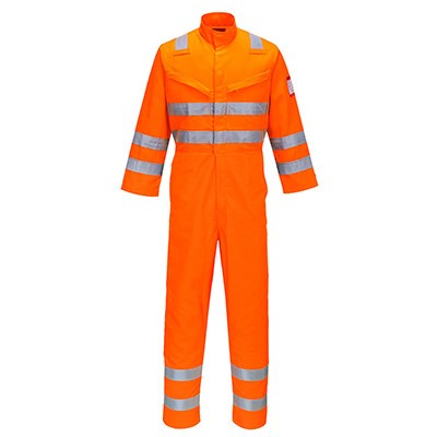 Portwest Araflame Hi-Vis Multi Coverall Orange