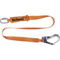 Deltaplus Energy Absorber Webbing Lanyard W/ Scaff Hook 2M