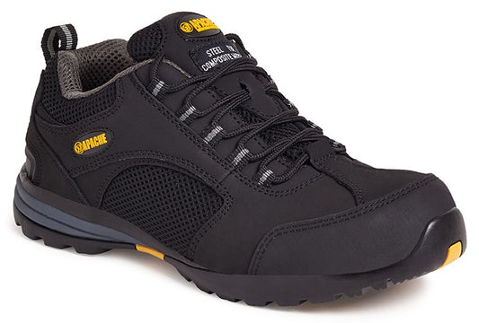 Apache Men's S1P Safety Trainer - Black