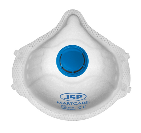 Jsp Martcare Disposable Moulded Mask (M22) FFP2V - Box 10