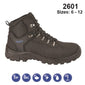 Himalayan Black 6-Ring Hiker Safety Boot S1P