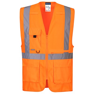 Portwest Hi-Vis Executive Vest With Tablet Pocket