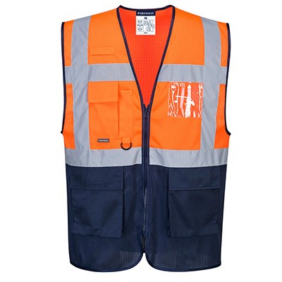 Portwest Hi-Vis Two-Tone Mesh Air Executive Vest