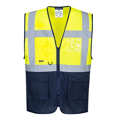 Portwest Hi-Vis Two-Tone Mesh Air Executive Vest