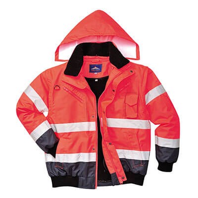 Portwest Hi-Vis Contrast 3-In-1 Bomber Jacket