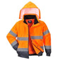 Portwest Hi-Vis Contrast 2-In-1 Bomber Jacket