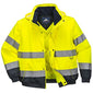 Portwest Hi-Vis Contrast 2-In-1 Bomber Jacket