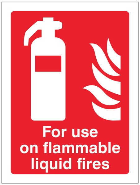 For Use On Flammable Liquid Fires