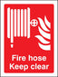 Fire Hose Keep Clear