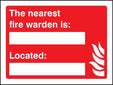 The Nearest Fire Warden Is