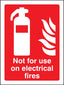 Not For Use On Electrical Fires