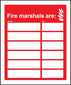 Fire Marshals Are (6 Names And Numbers)