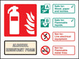 Alcohol Resistant Foam Extinguisher Identification