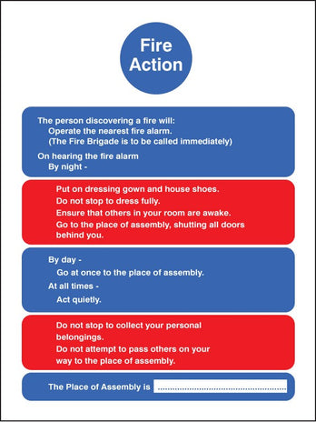 Fire Action Residential Homes & Multi-Occupancy Buildings